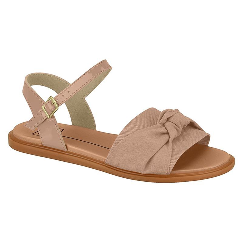 Sandalia-Feminina-Rasteira-Laco-Moleca-Bege
