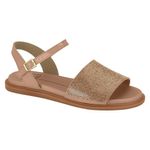 Sandalia-Feminina-Rasteira-Fechada-Moleca-Bege-Dourada