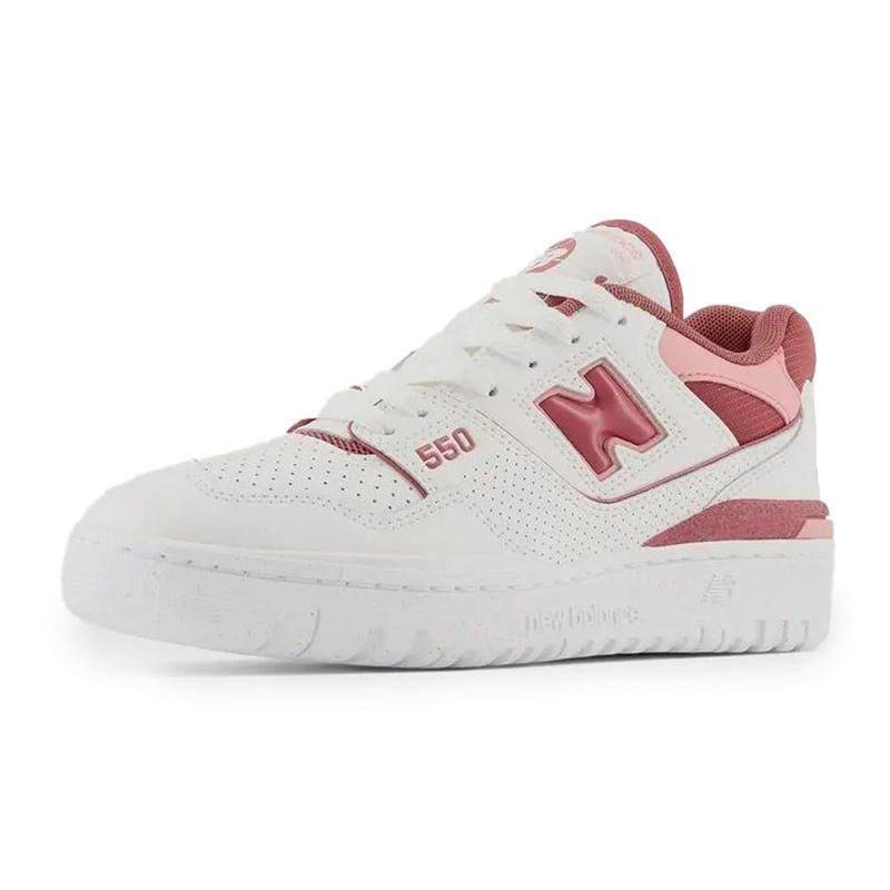 Tenis-Feminino-Casual-550-New-Balance-Branco-Vermelho