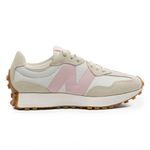 Tenis-Feminino-Casual-Logo-327v1-New-Balance-Bege-Rosa
