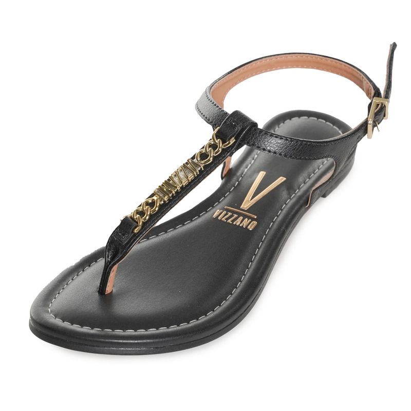 Sandalia-Rasteira-Corrente-Logo-Preta-Vizzano-Feminina