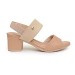 Sandalia-Feminina-Classica-Elastico-Salto-Grosso-Comfortflex-Nude