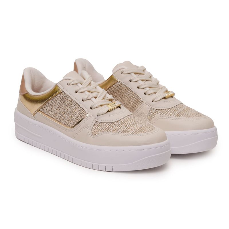 Tenis-Bege-e-Dourado-Vizzano-Feminino