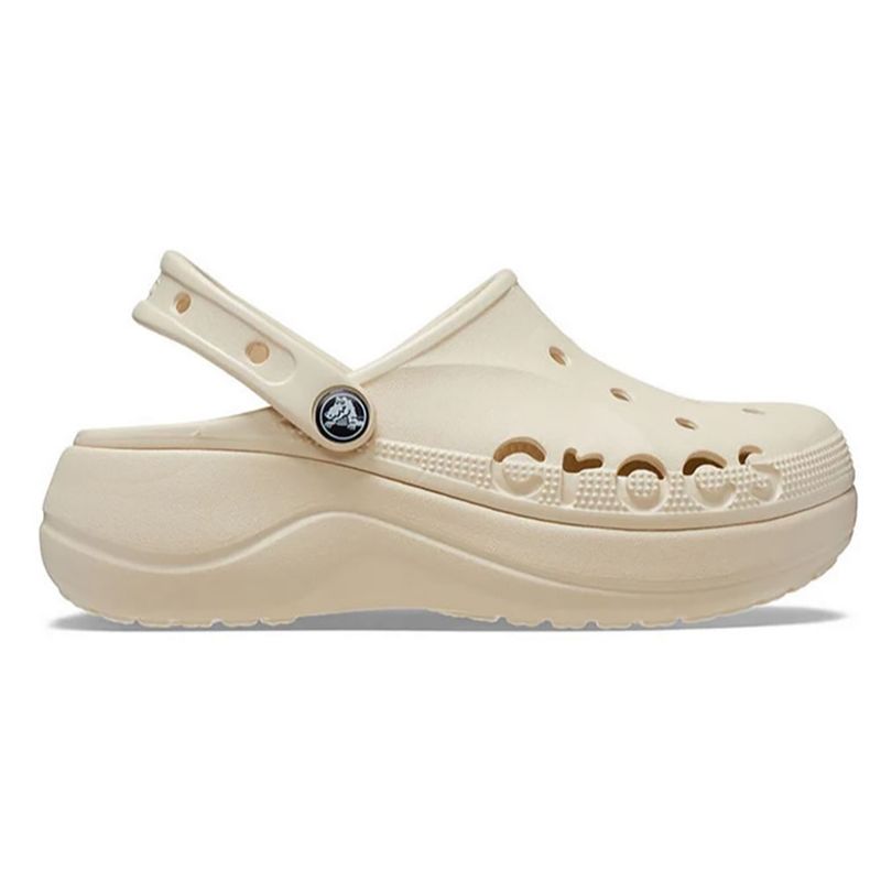 Babuche-Crocs-Baya-Plataforma-Unissex-Bege