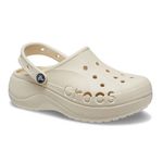 Babuche-Crocs-Baya-Plataforma-Unissex-Bege