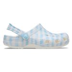 Babuche-Crocs-Classic-Gingham-Feminino-Branco