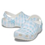 Babuche-Crocs-Classic-Gingham-Feminino-Branco