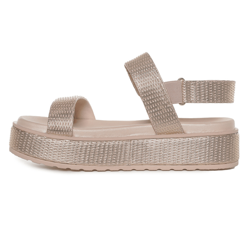Sandalia-Feminina-Anabela-Velcro-Ramarim-Dourada