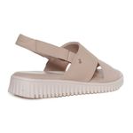 Sandalia-Feminina-Anabela-Comfort-Velcro-Comfortflex-Bege