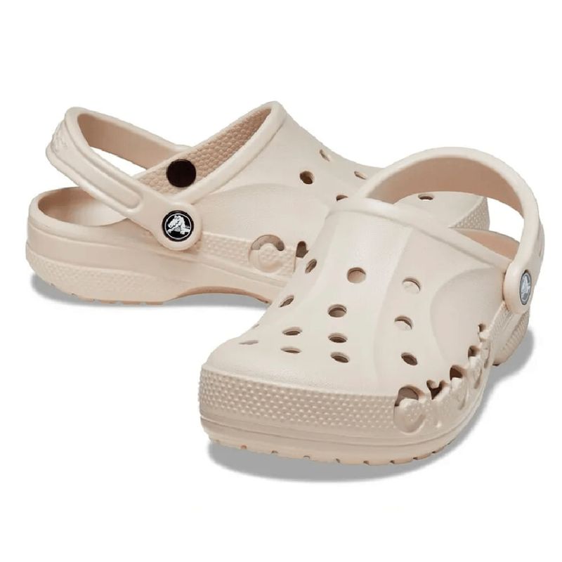 Babuche-Crocs-Baya-Clog-Unissex-Bege