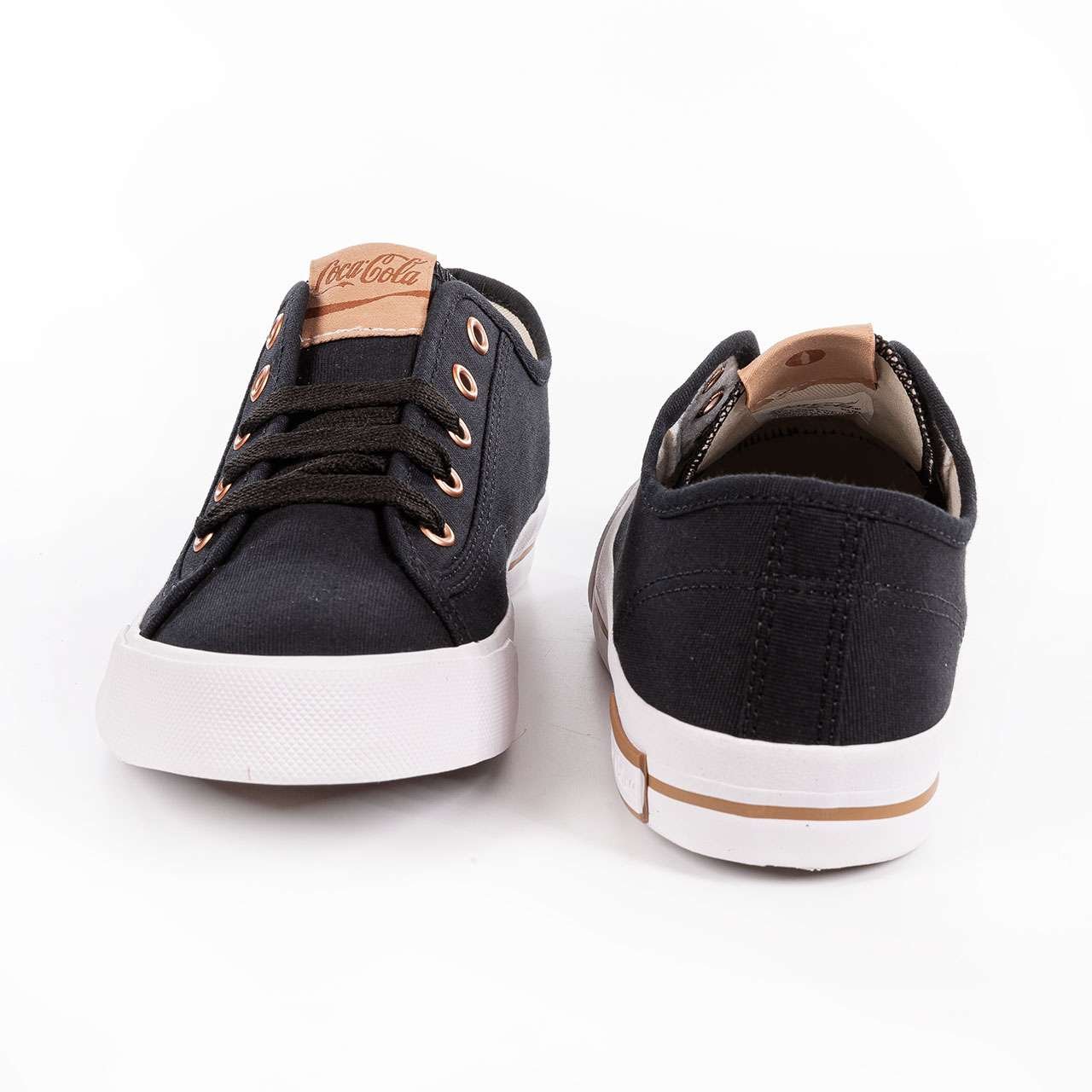 CALCADOS TENIS CASUAL FEMININO FEMININO PRETO/COBRE CHANDLER TOWN CC2453-PTO SINT-1741195543766