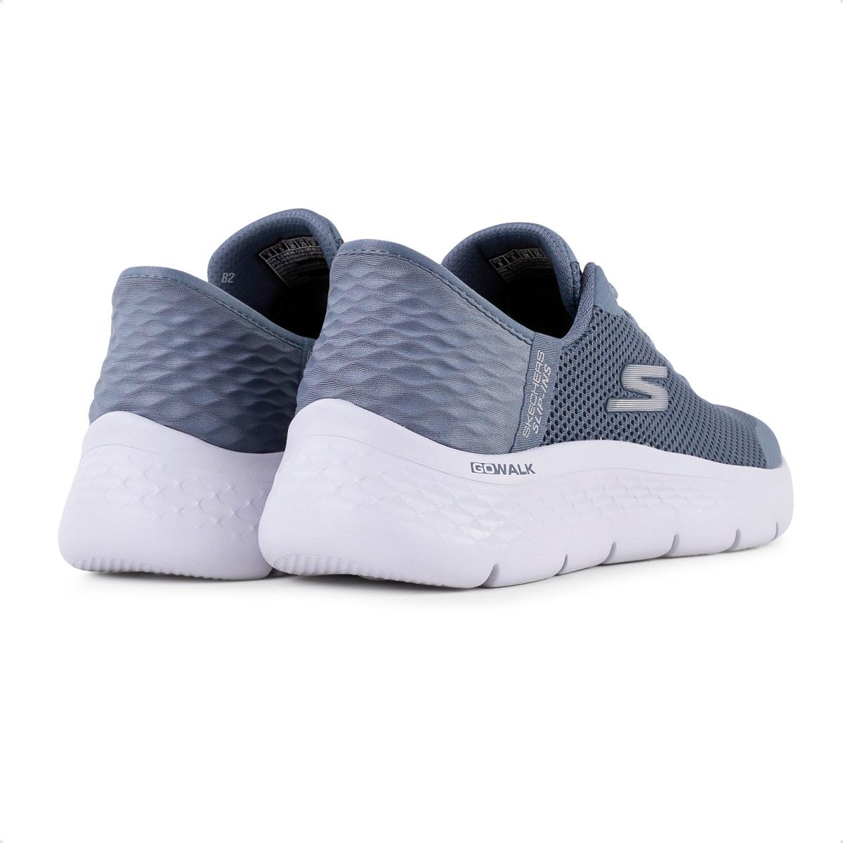 CALCADOS TENIS RUNNING FEMININO AZUL GO WALK FLEX 124836-BLU SINT-1741258323794