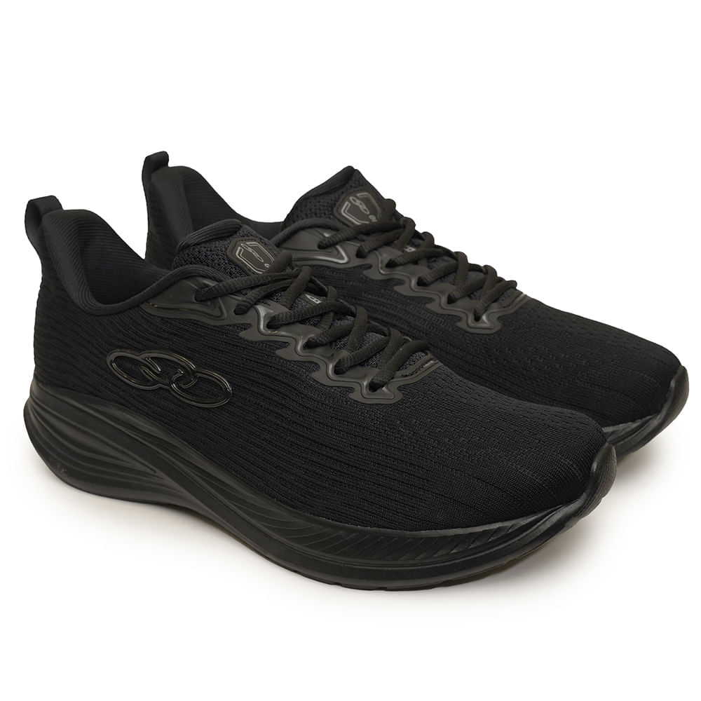 Tênis de Corrida Olympikus Marte Masculino Preto-1741258867359