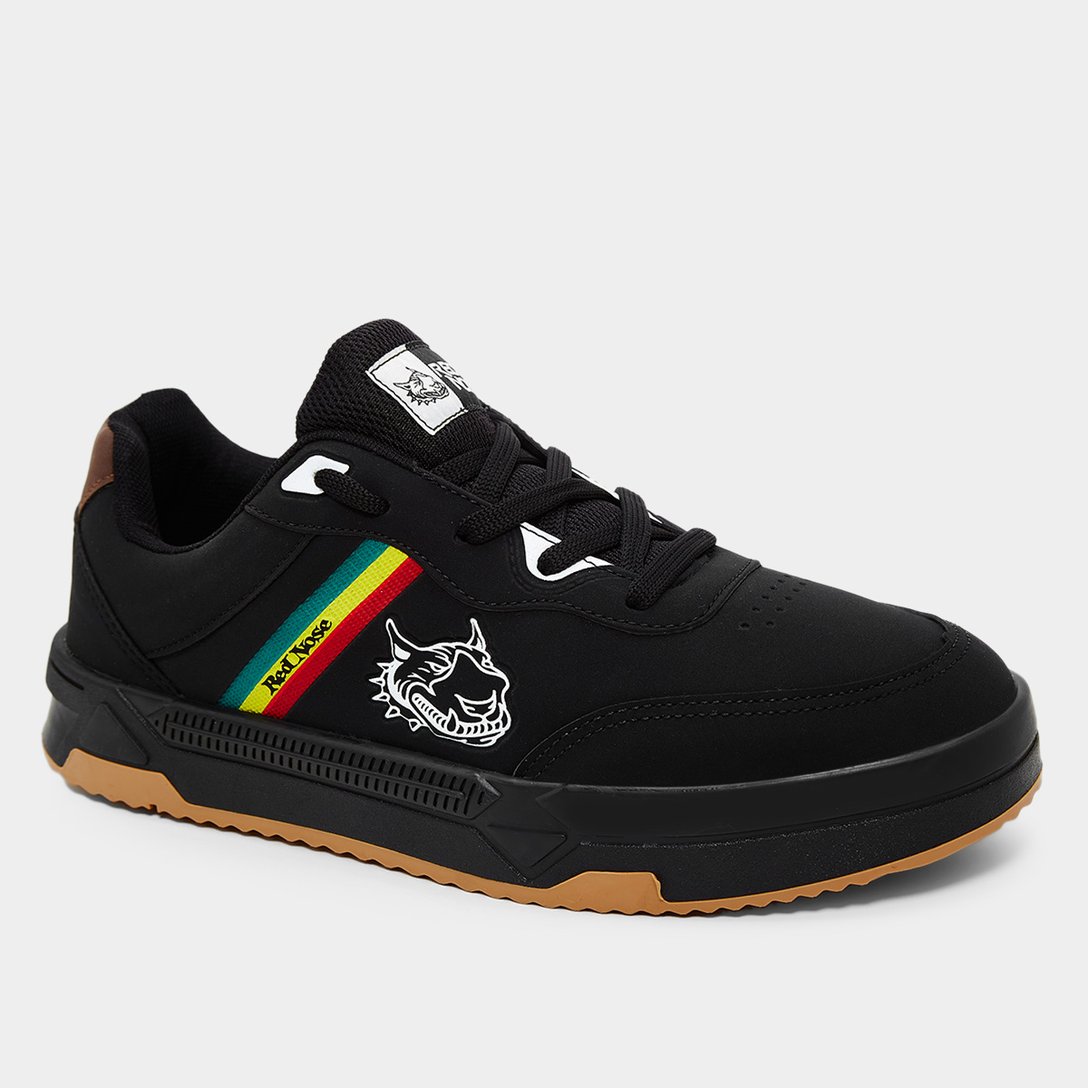 CALCADOS TENIS CASUAL MASCULINO MASCULINO PRETO/JAMAICA/LATEX CART RNNM816-228 SINT-1741279977063