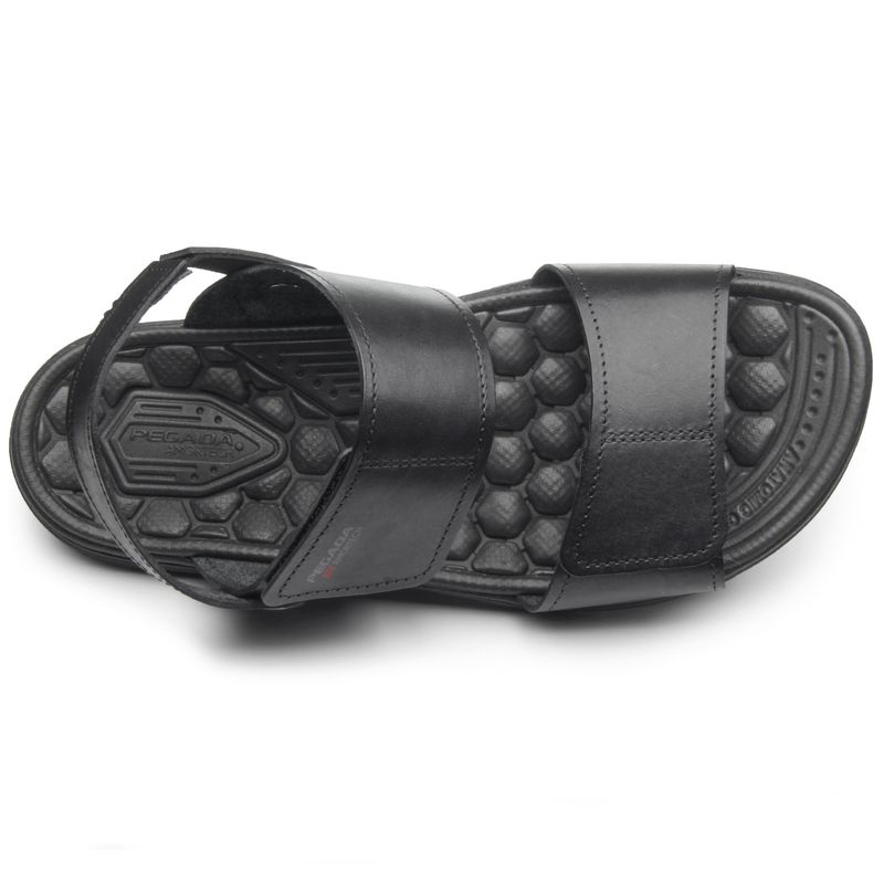 CALCADOS SANDALIA CONSIGNADO MASCULINO PRETO PGD 133303-03 COURO-1741283216749