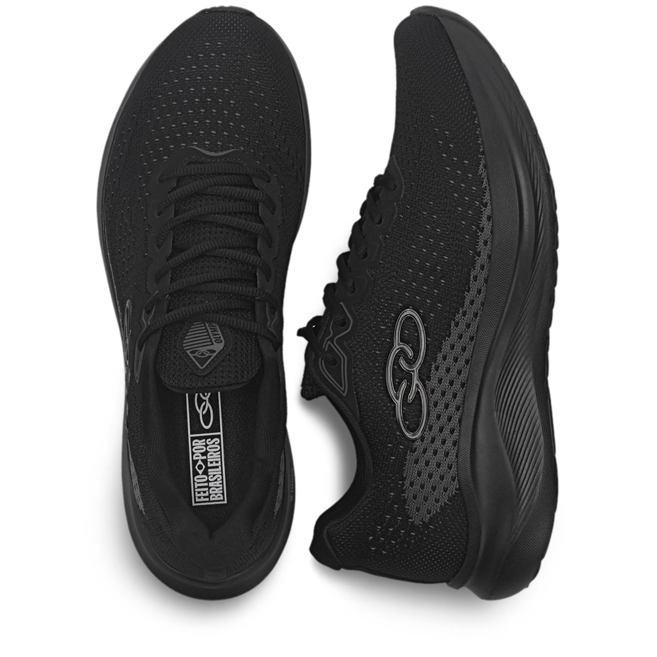 CALCADOS TENIS RUNNING MASCULINO PRETO/PRETO SOMA 43524237-PTO/PT SINT-1741285432396