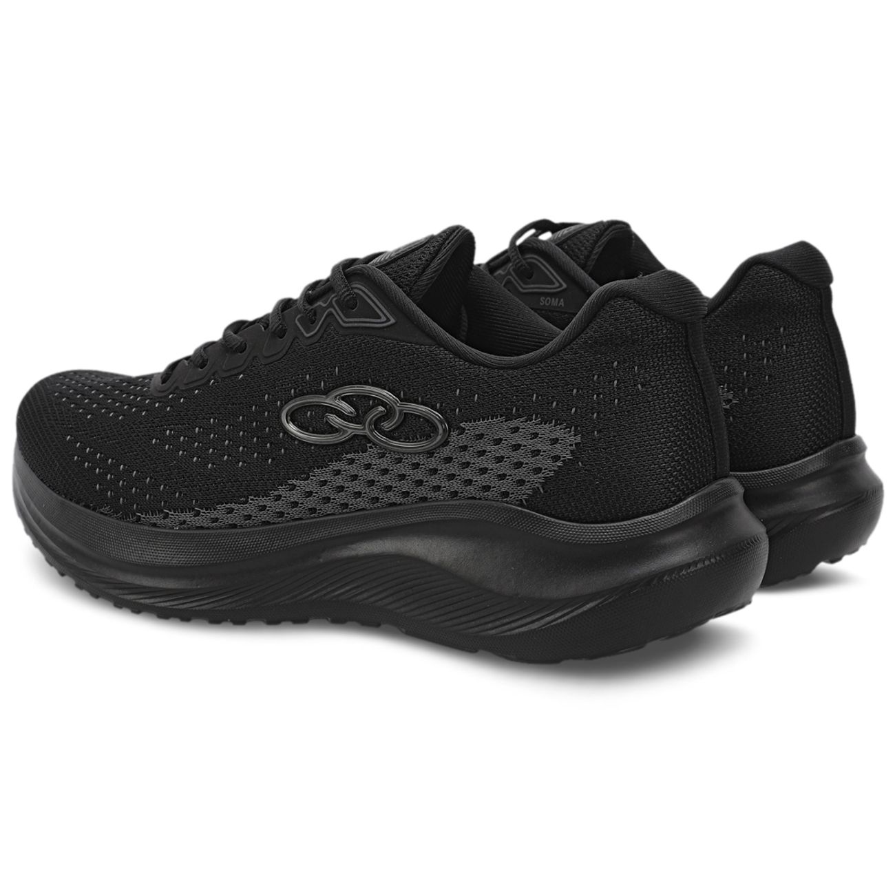 CALCADOS TENIS RUNNING MASCULINO PRETO/PRETO SOMA 43524237-PTO/PT SINT-1741285443684