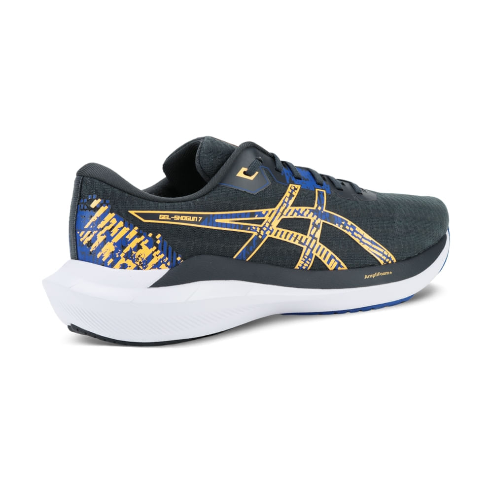 Tênis Esportivo Masculino Asics Gel Shogun 7 Cinza -1741291105076