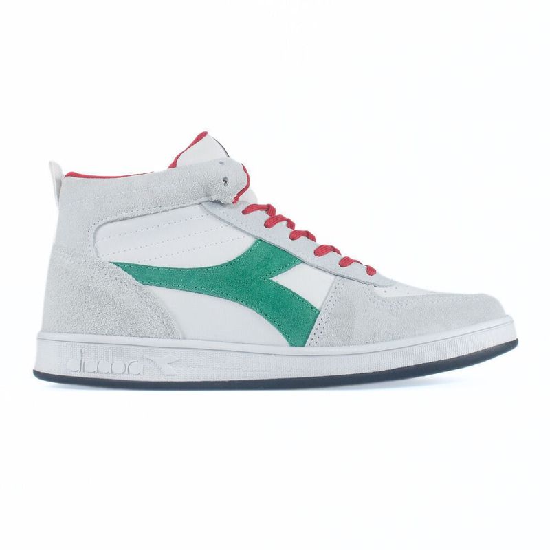 Tenis-Diadora-Hi-Playmaker-Branco-e-Verde-Unissex