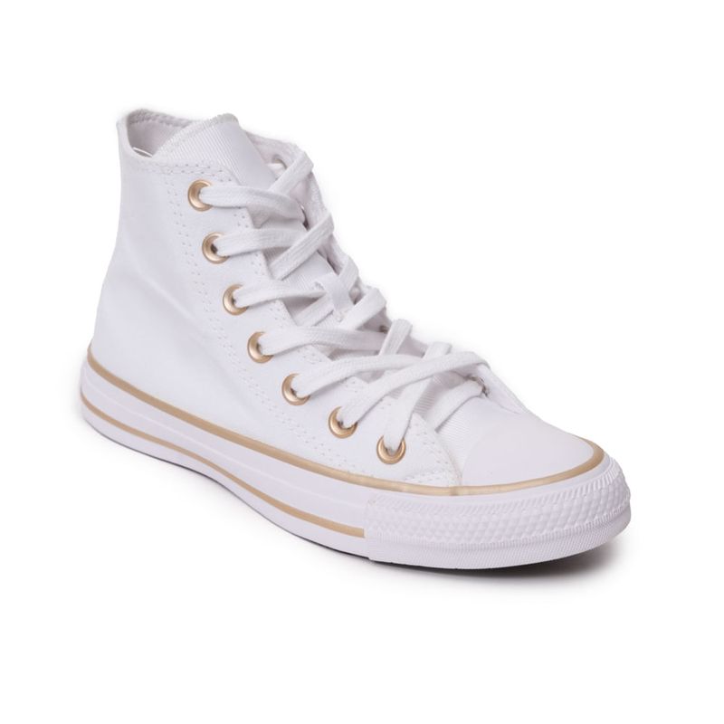 Tenis-Feminino-Cano-Medio-Chuck-Taylor-All-Star-Branco-Dourado