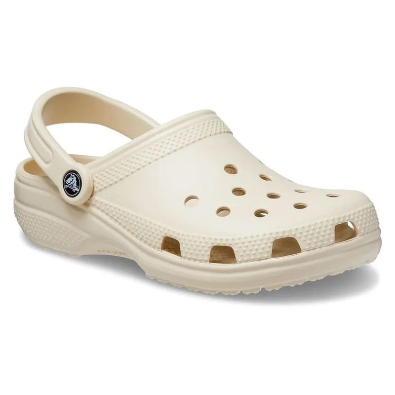 Babuche-Crocs-Classic-Clog-Unissex-Creme