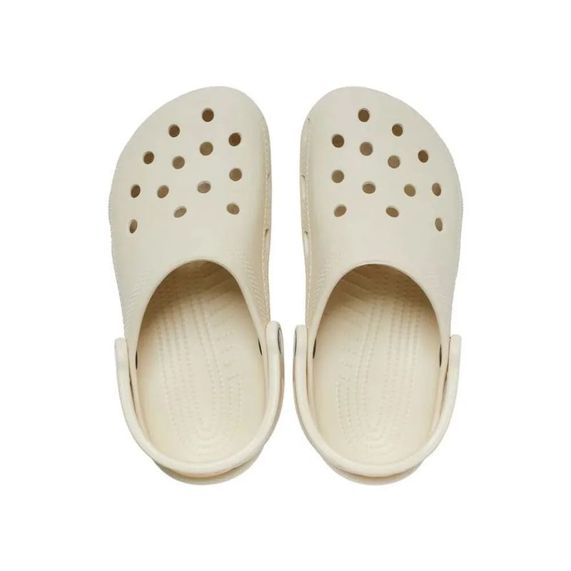 Babuche-Crocs-Classic-Clog-Unissex-Creme