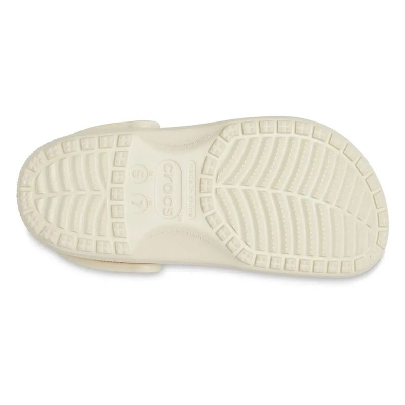 Babuche-Crocs-Classic-Clog-Unissex-Creme