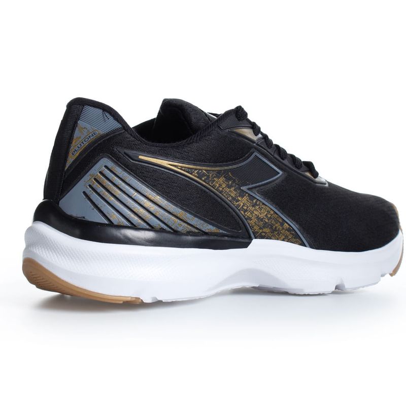 Tenis-Esportivo-Plutone-Preto-Diadora-Unissex