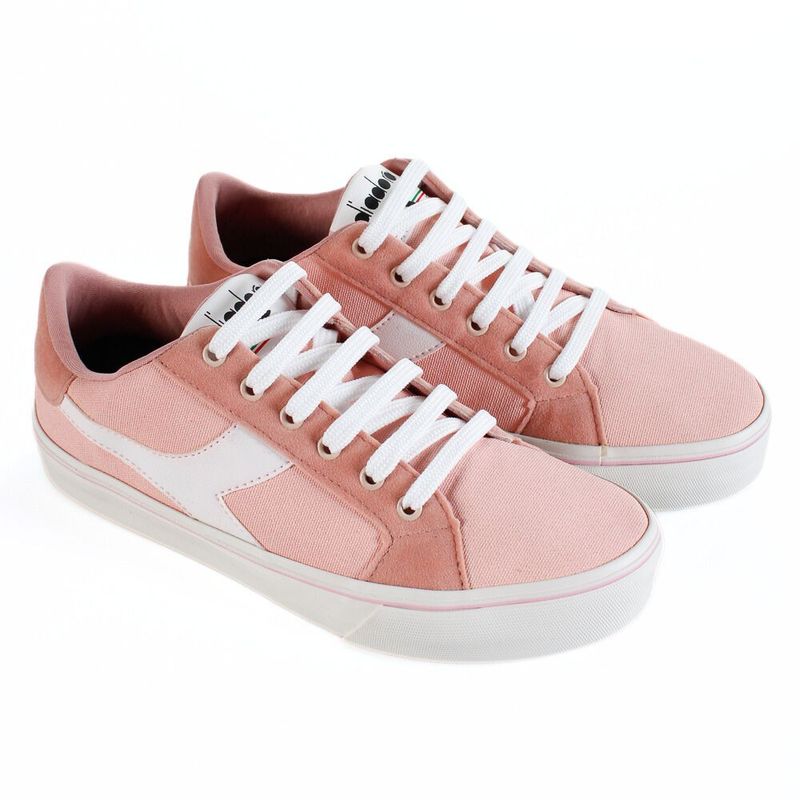 Tenis-Feminino-Casual-Play-Canvas-Diadora-Rosa