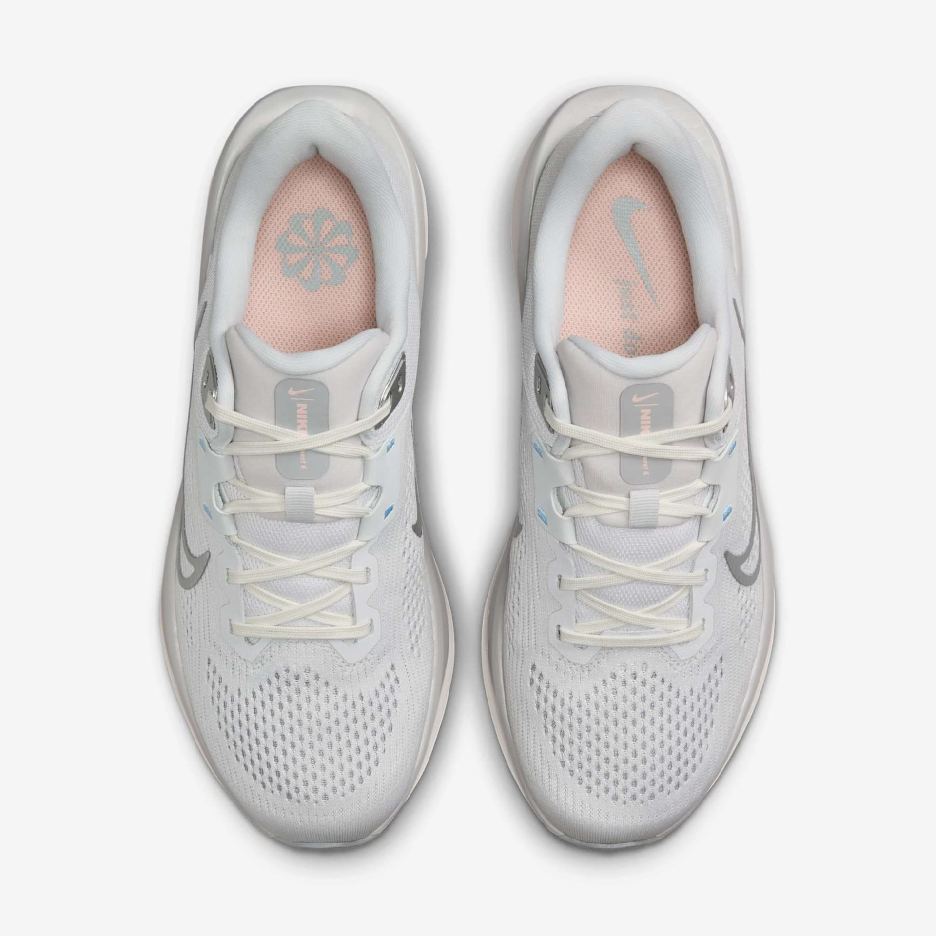 Tênis Esportivo Nike Quest 6 Feminino Branco-1743085451843
