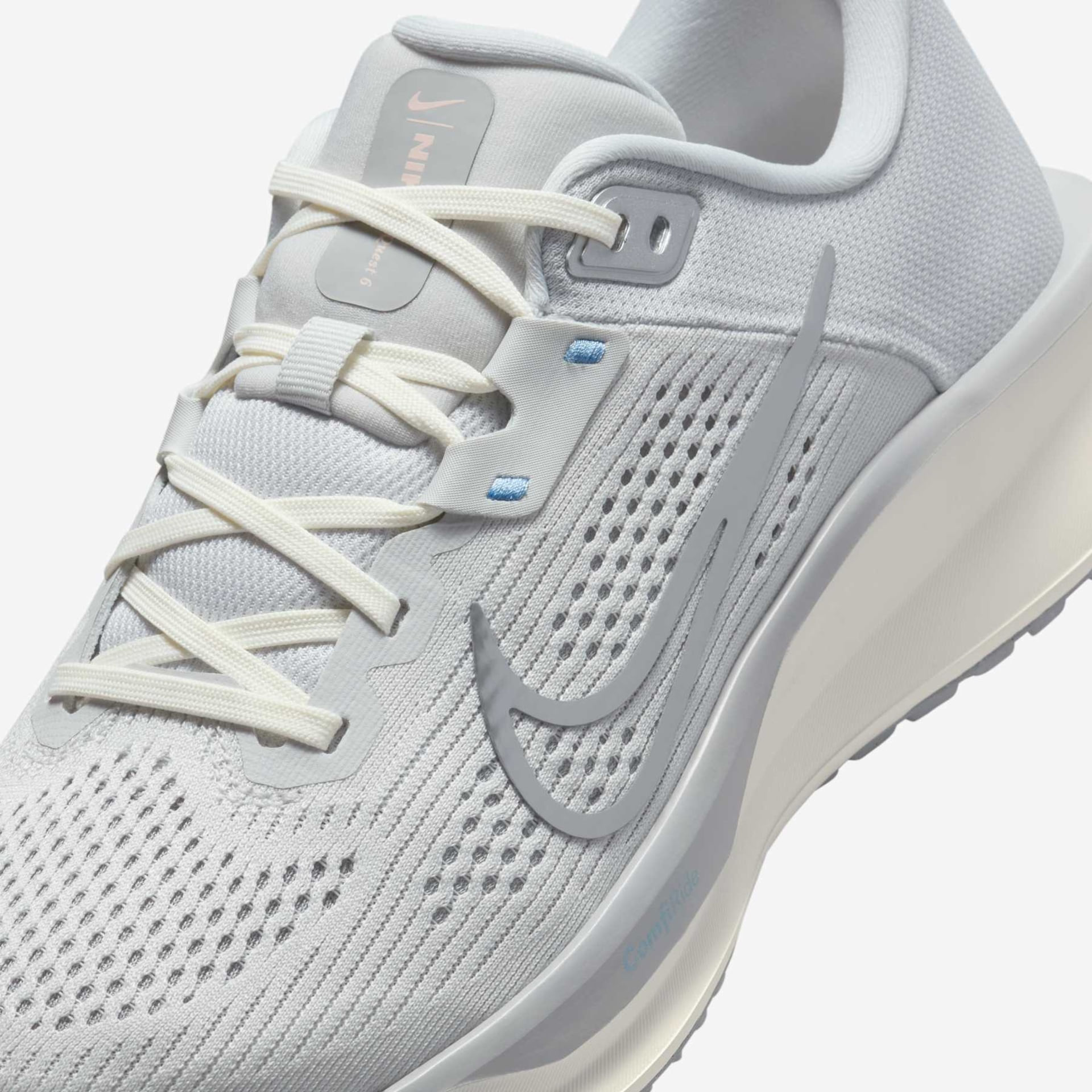 Tênis Esportivo Nike Quest 6 Feminino Branco-1743085461381