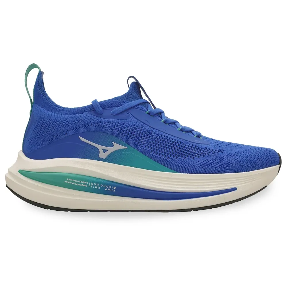 nao④ Tênis Mizuno Neo Aura Knit Masculino Azul | Oscar